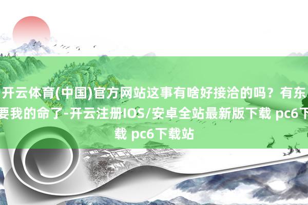 开云体育(中国)官方网站这事有啥好接洽的吗？有东谈主要我的命了-开云注册IOS/安卓全站最新版下载 pc6下载站
