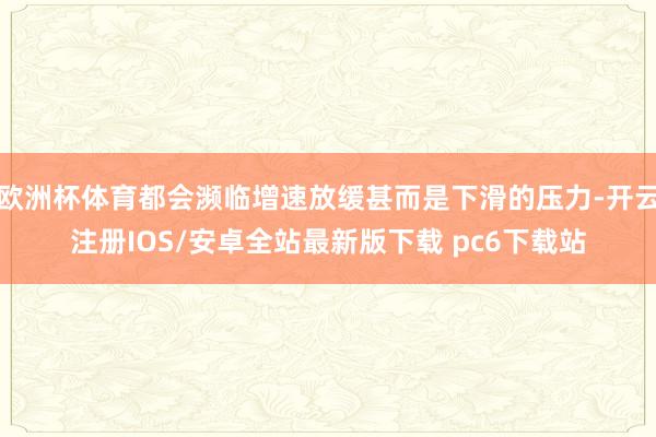 欧洲杯体育都会濒临增速放缓甚而是下滑的压力-开云注册IOS/安卓全站最新版下载 pc6下载站