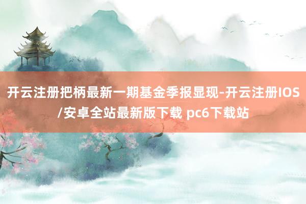 开云注册把柄最新一期基金季报显现-开云注册IOS/安卓全站最新版下载 pc6下载站