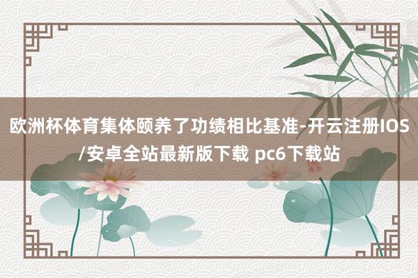 欧洲杯体育集体颐养了功绩相比基准-开云注册IOS/安卓全站最新版下载 pc6下载站