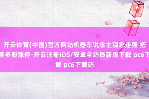 开云体育(中国)官方网站机器东说念主观念走强 拓斯达等多股涨停-开云注册IOS/安卓全站最新版下载 pc6下载站