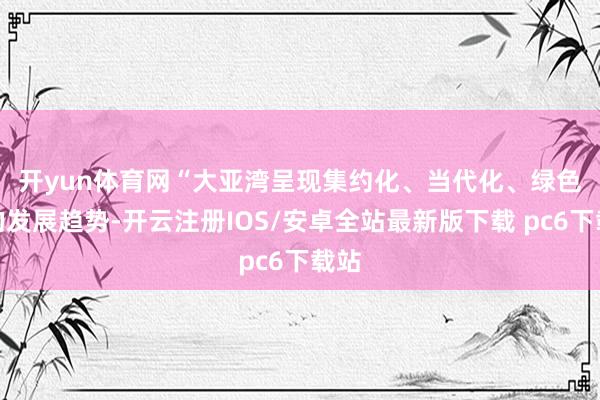 开yun体育网　　“大亚湾呈现集约化、当代化、绿色化的发展趋势-开云注册IOS/安卓全站最新版下载 pc6下载站