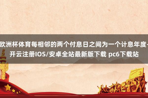 欧洲杯体育每相邻的两个付息日之间为一个计息年度-开云注册IOS/安卓全站最新版下载 pc6下载站