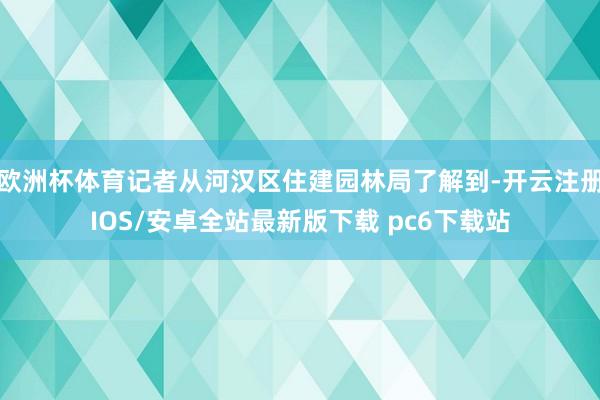 欧洲杯体育记者从河汉区住建园林局了解到-开云注册IOS/安卓全站最新版下载 pc6下载站