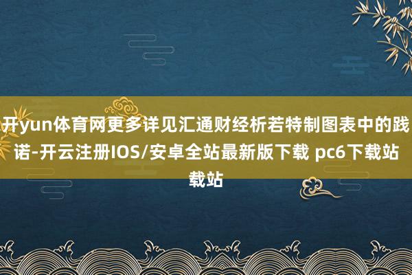 开yun体育网更多详见汇通财经析若特制图表中的践诺-开云注册IOS/安卓全站最新版下载 pc6下载站